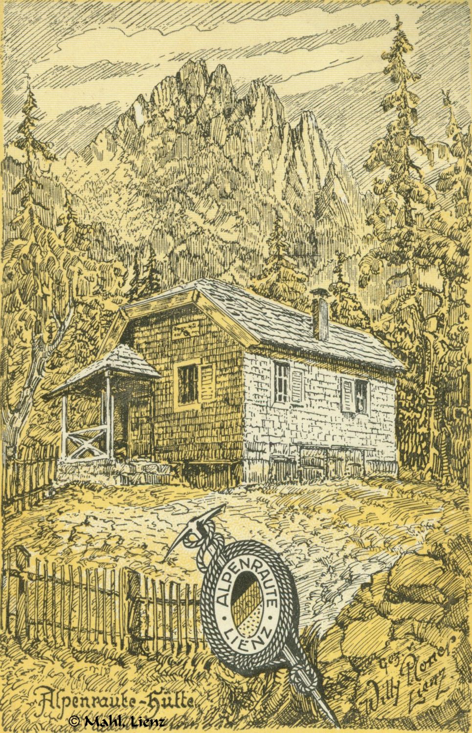 Alpenraute-Hütte 1930
