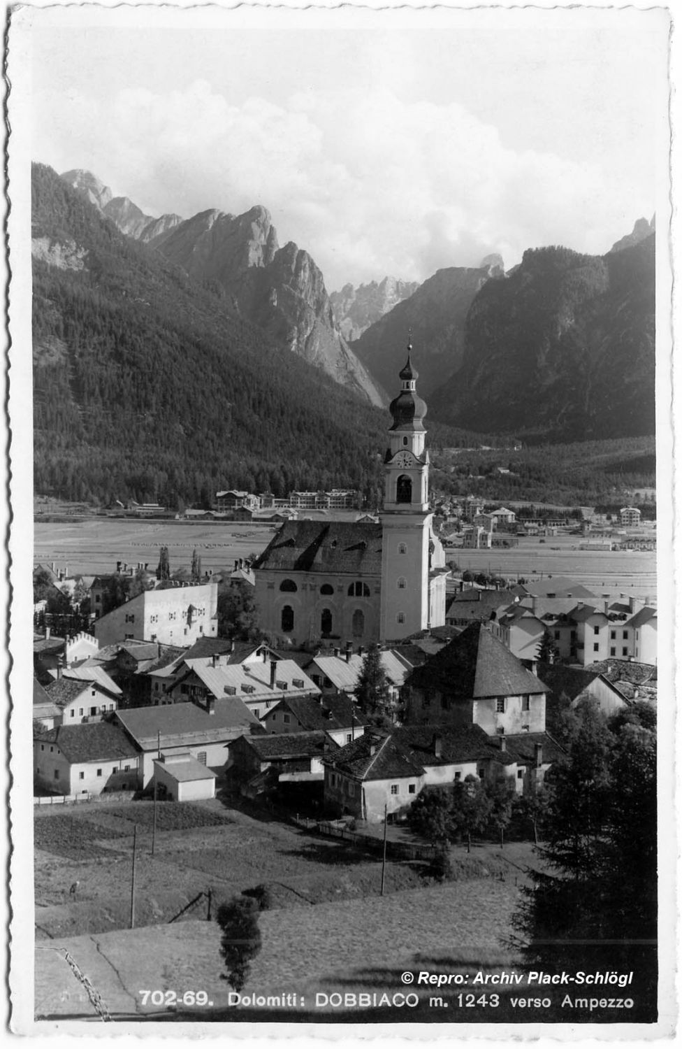 Alt-Toblach im Pustertal um 1947