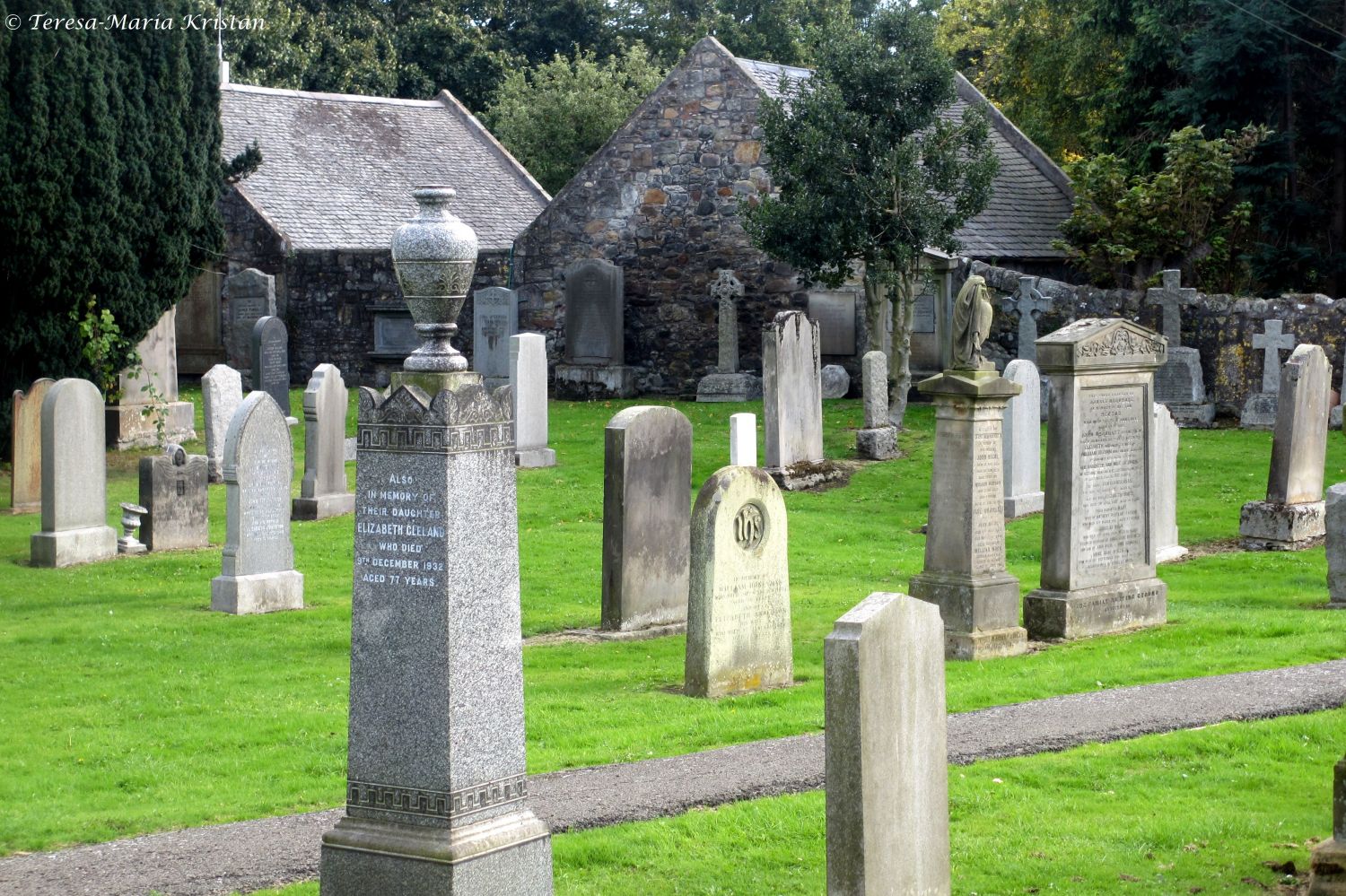 Alter Friedhof bei der Kirk Cramond, Edinburgh