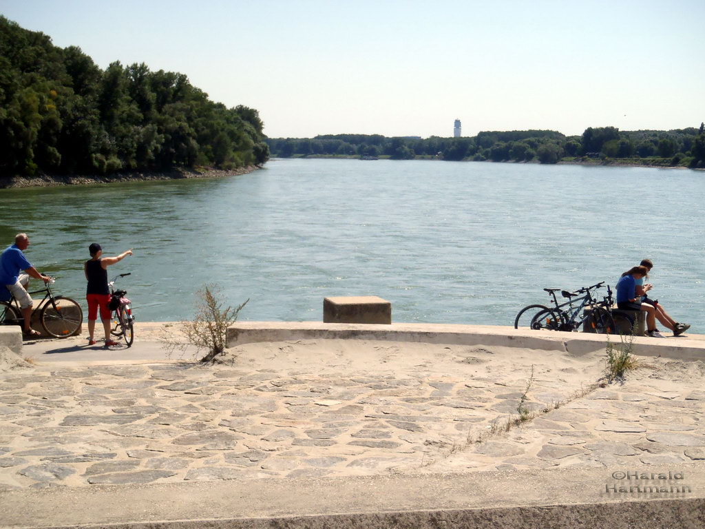 Am Ende der Donauinsel