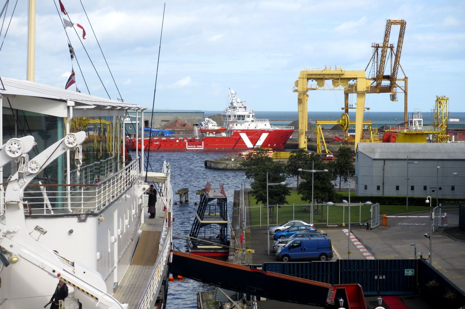 Am Hafen von Leith, Edinburgh