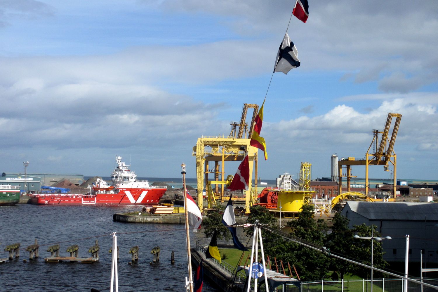 Am Hafen von Leith, Edinburgh