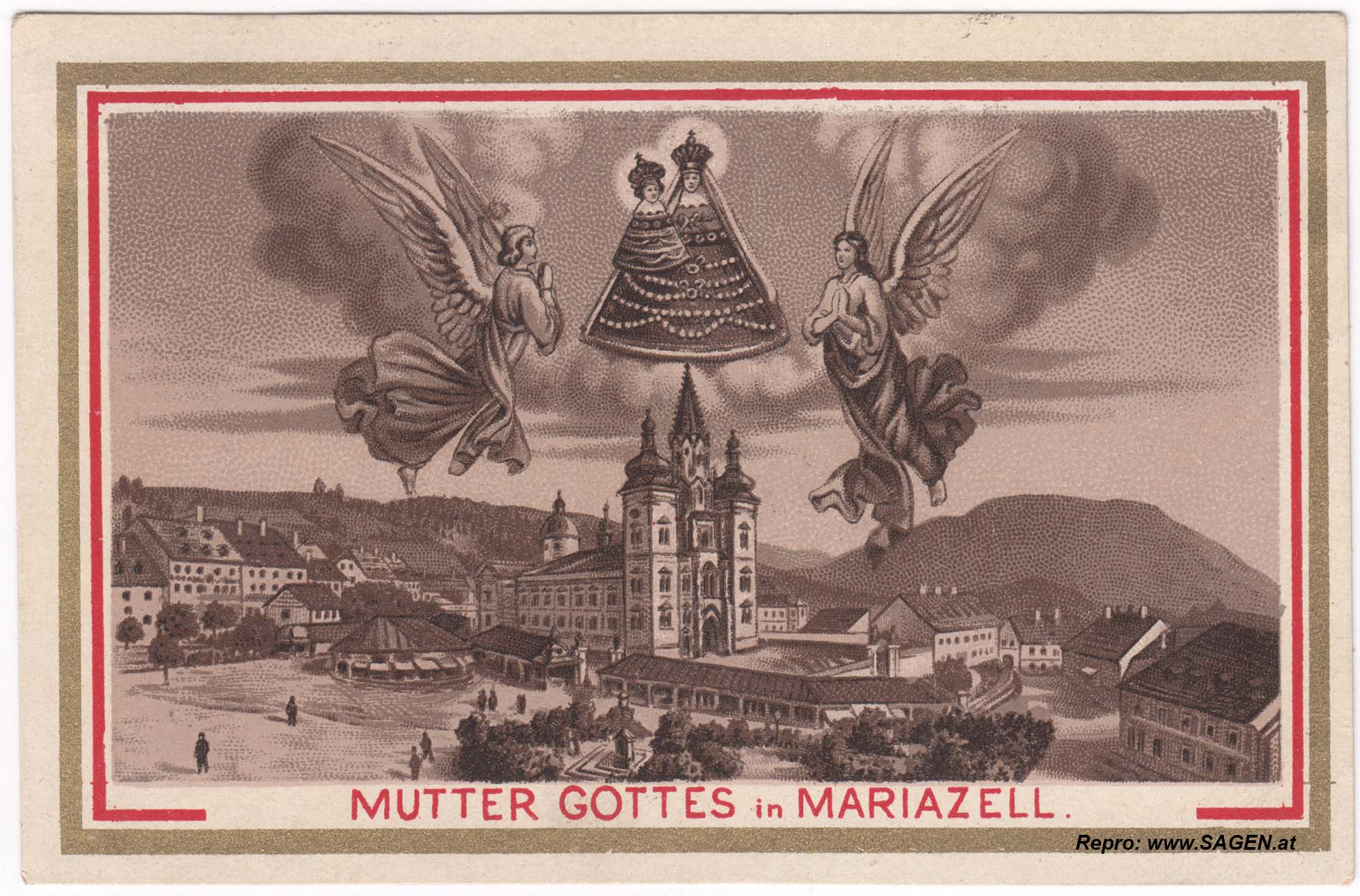 Andenken Mutter Gottes in Mariazell