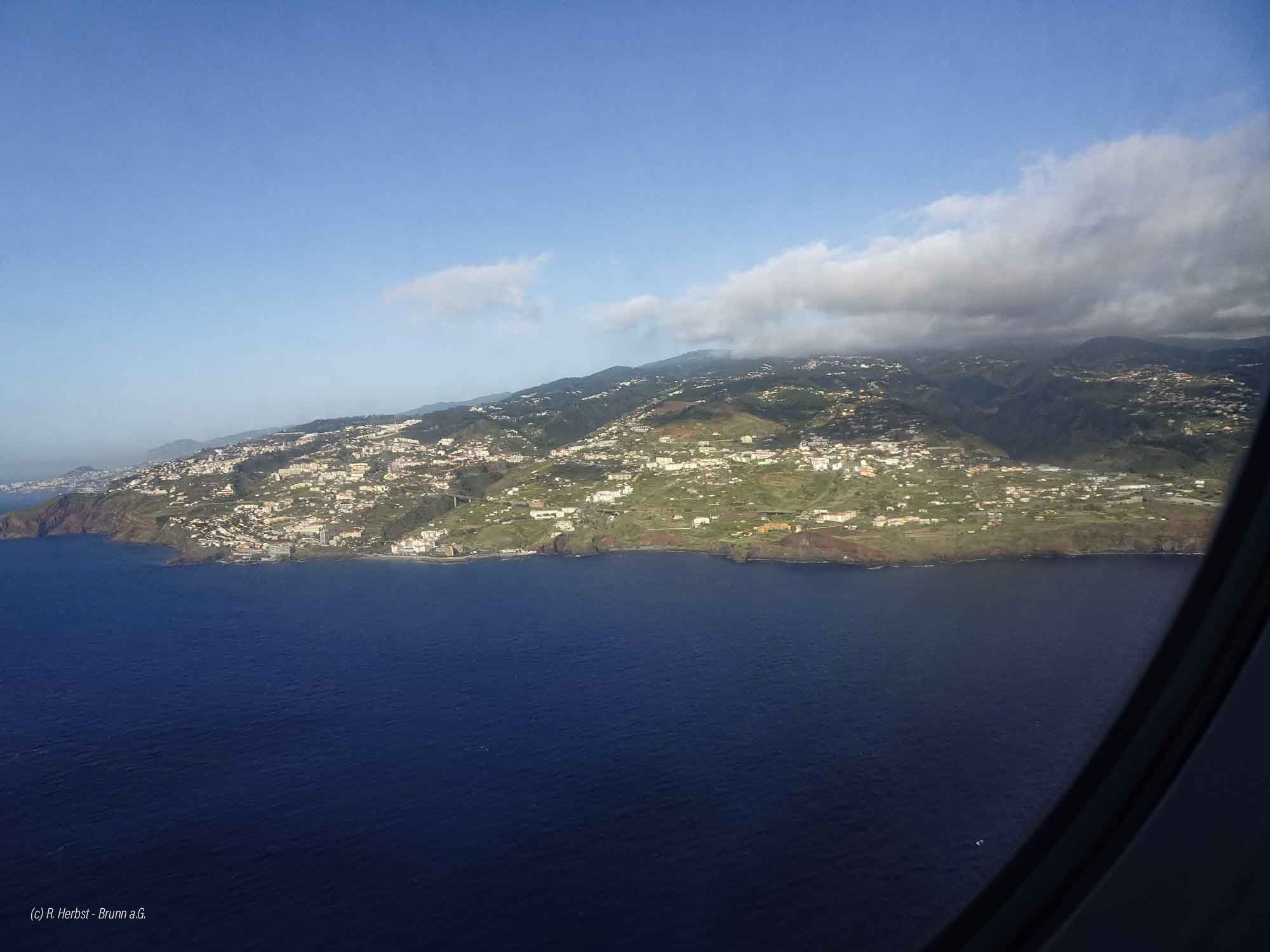Anflug auf Funchal
