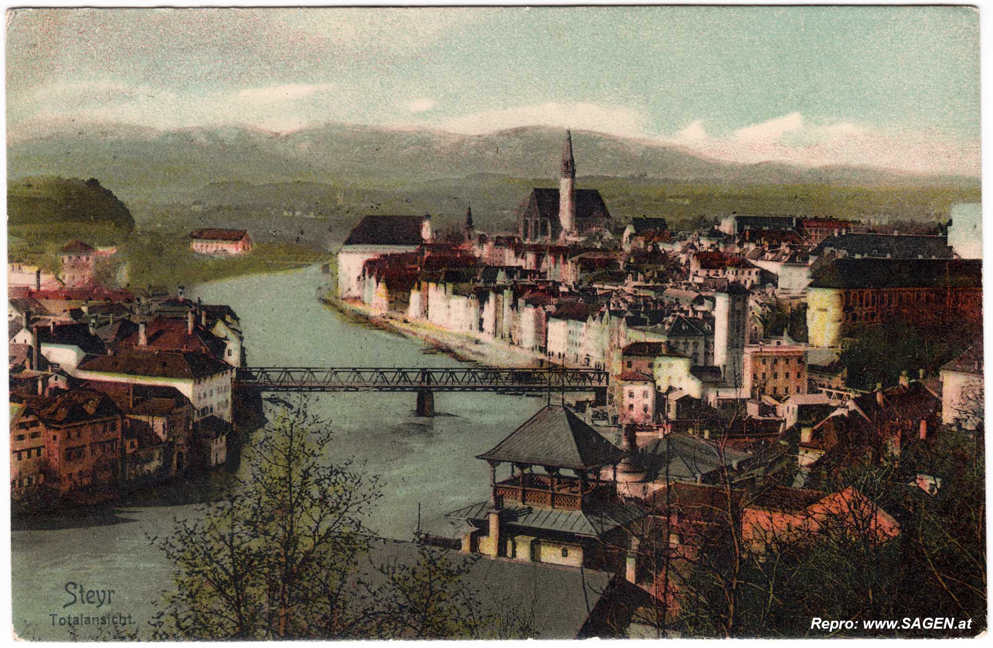 Ansicht Steyr um 1907