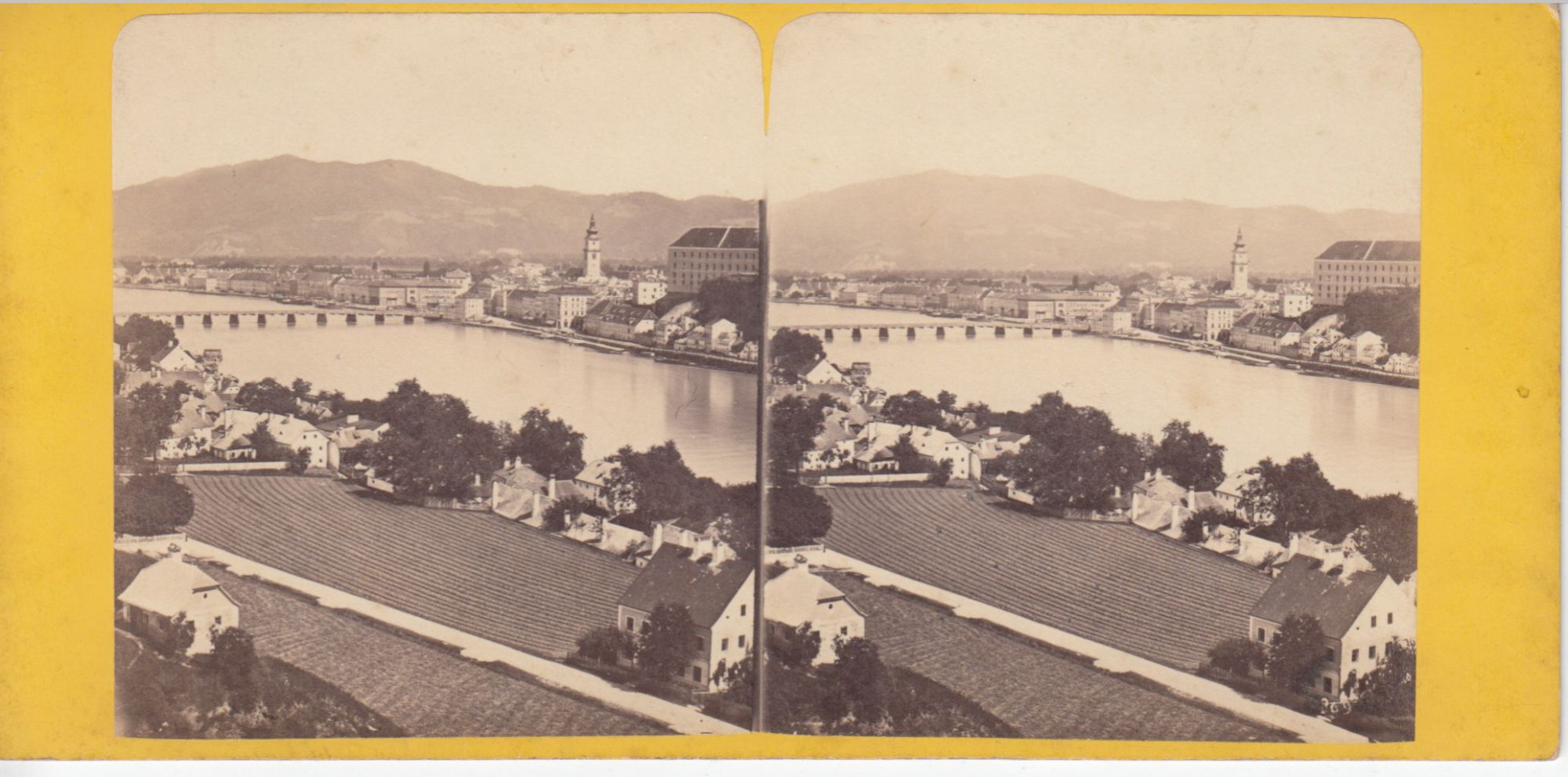 Ansichten von Linz um 1860