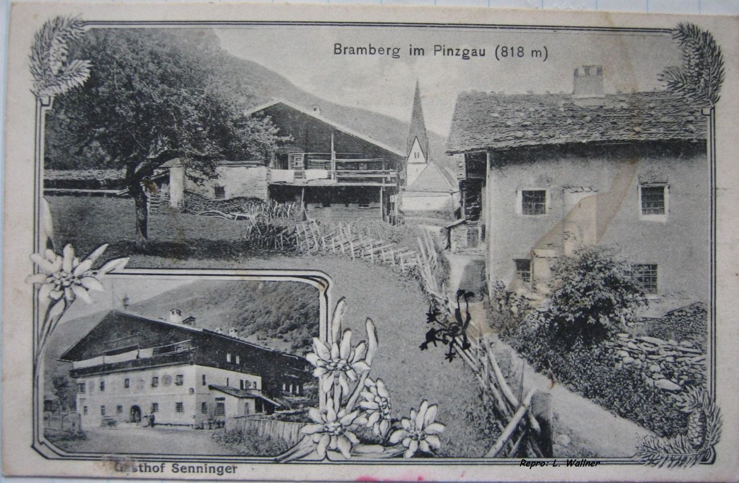 Ansichtskarte Bramberg am Wildkogel 1911