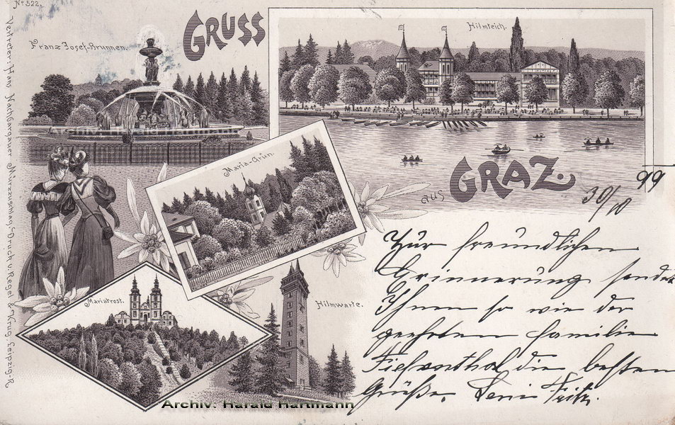 Ansichtskarte Graz 1899