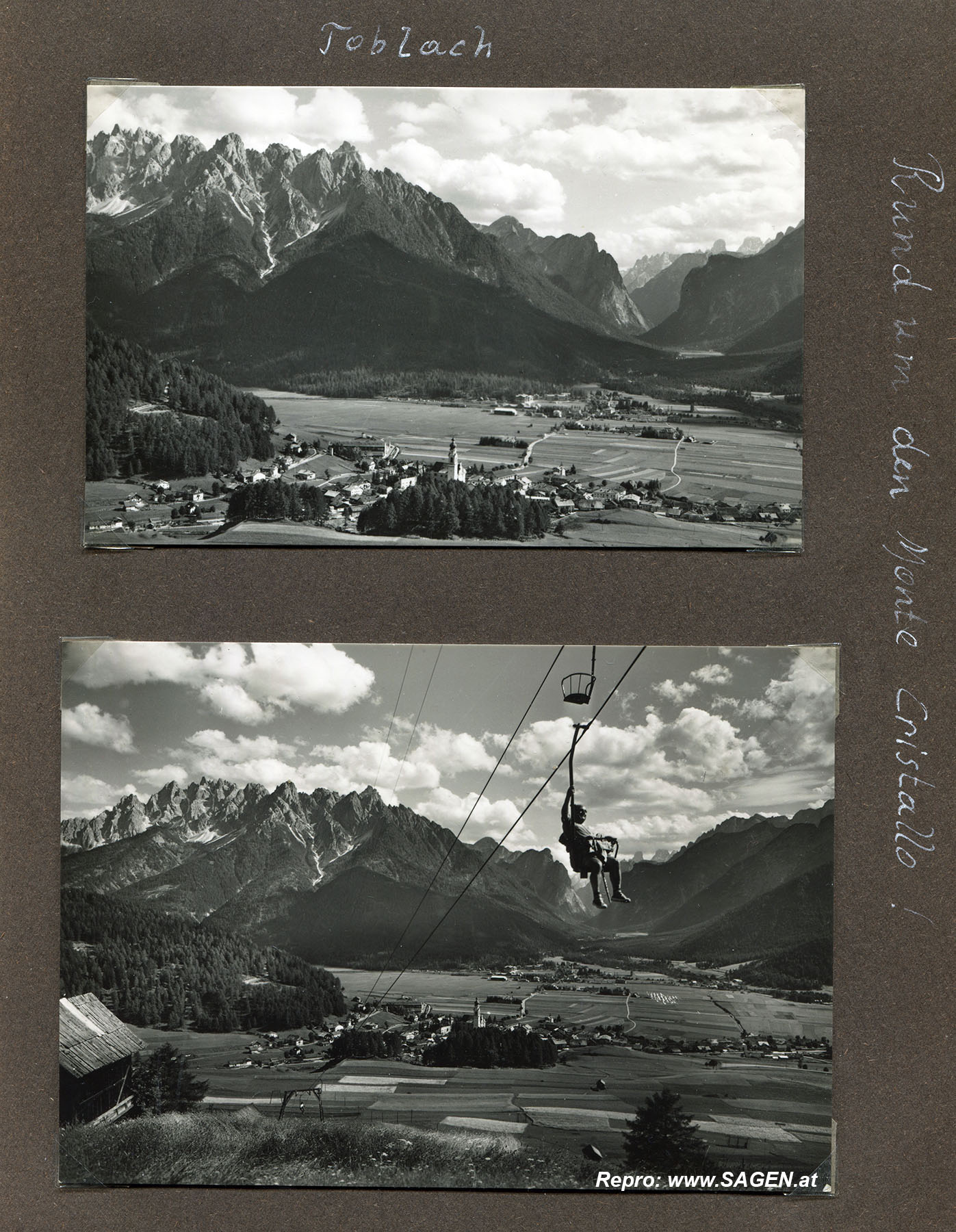 Ansichtskarten Urlaub Norditalien 1956