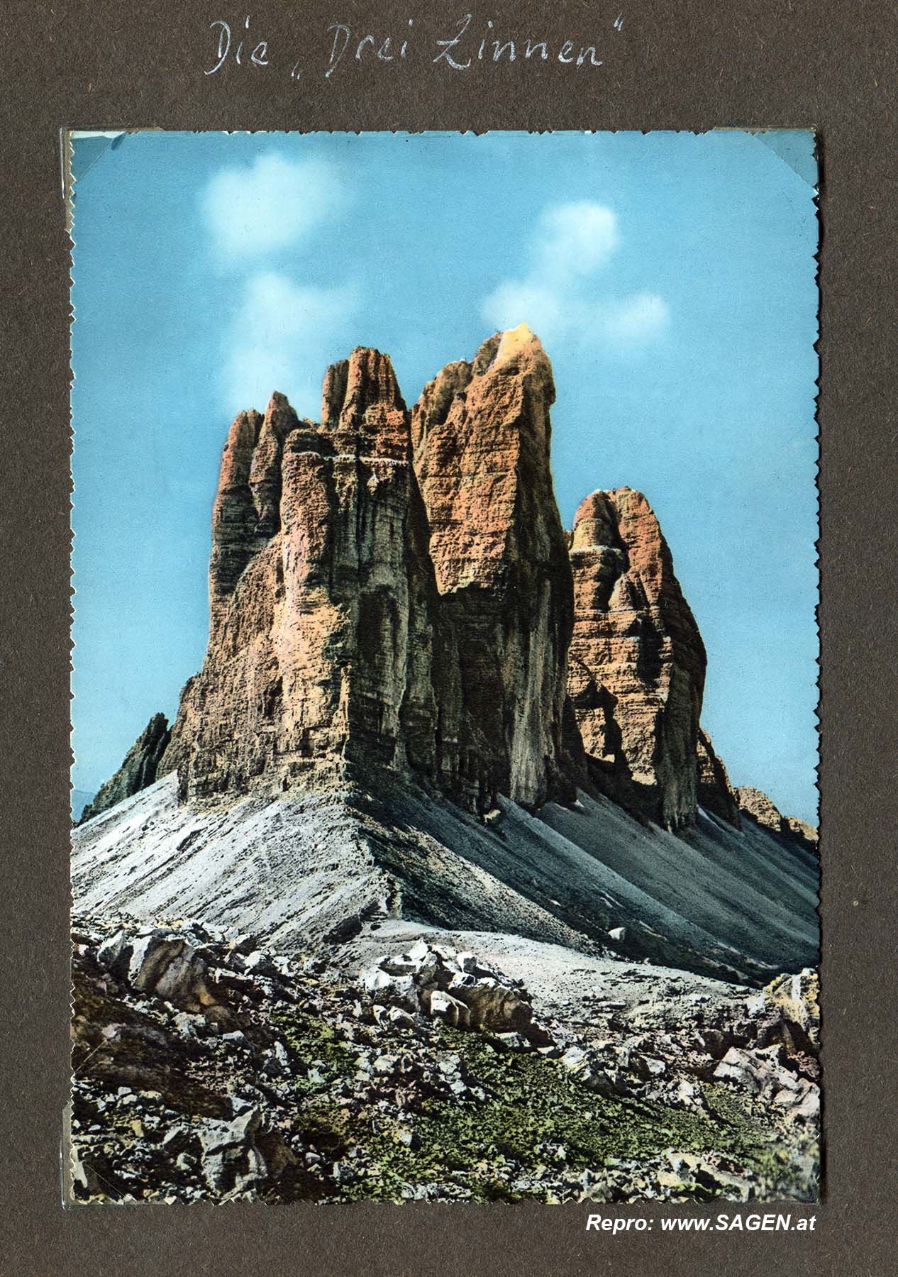 Ansichtskarten Urlaub Norditalien 1956