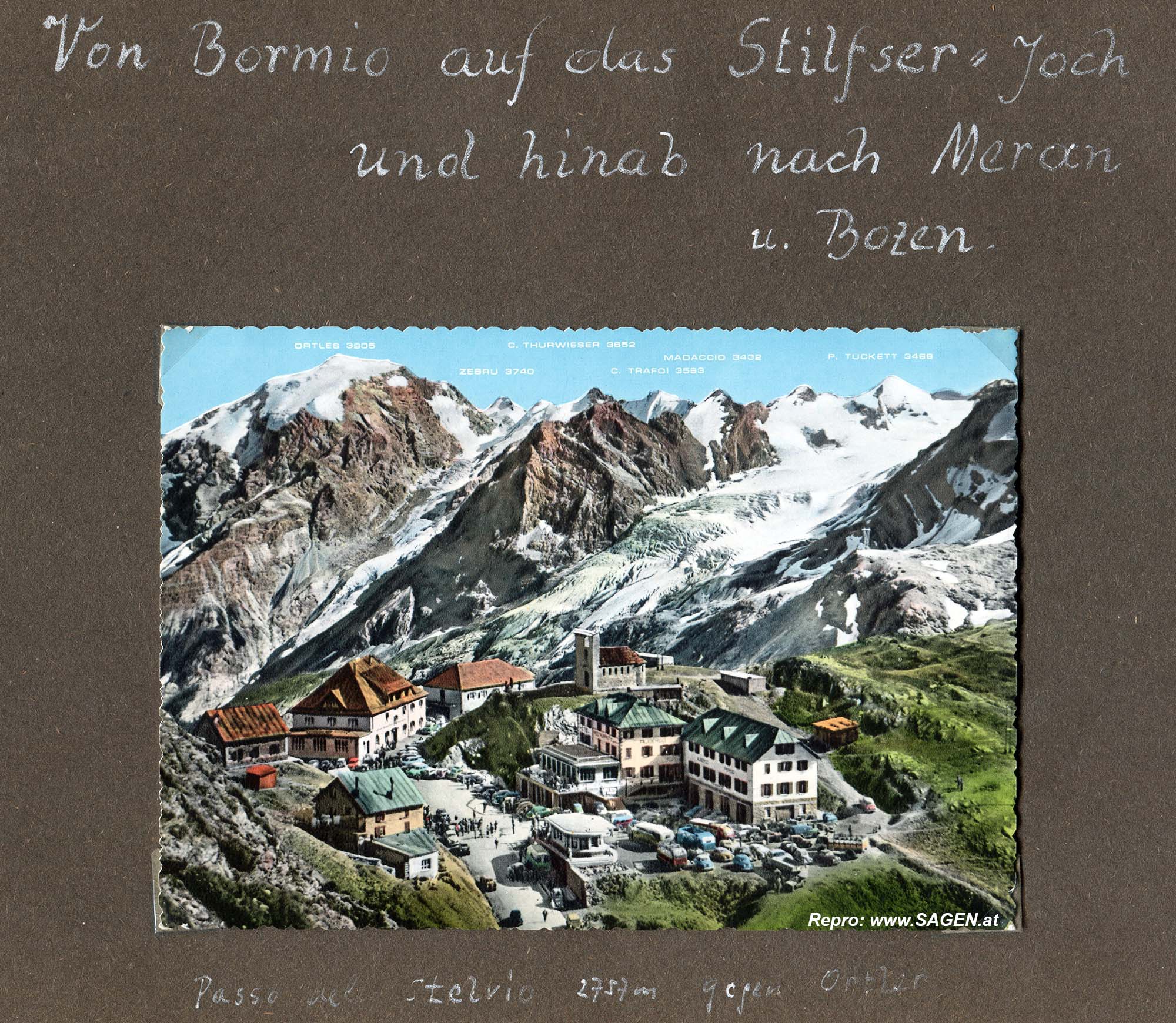 Ansichtskarten Urlaub Norditalien 1956