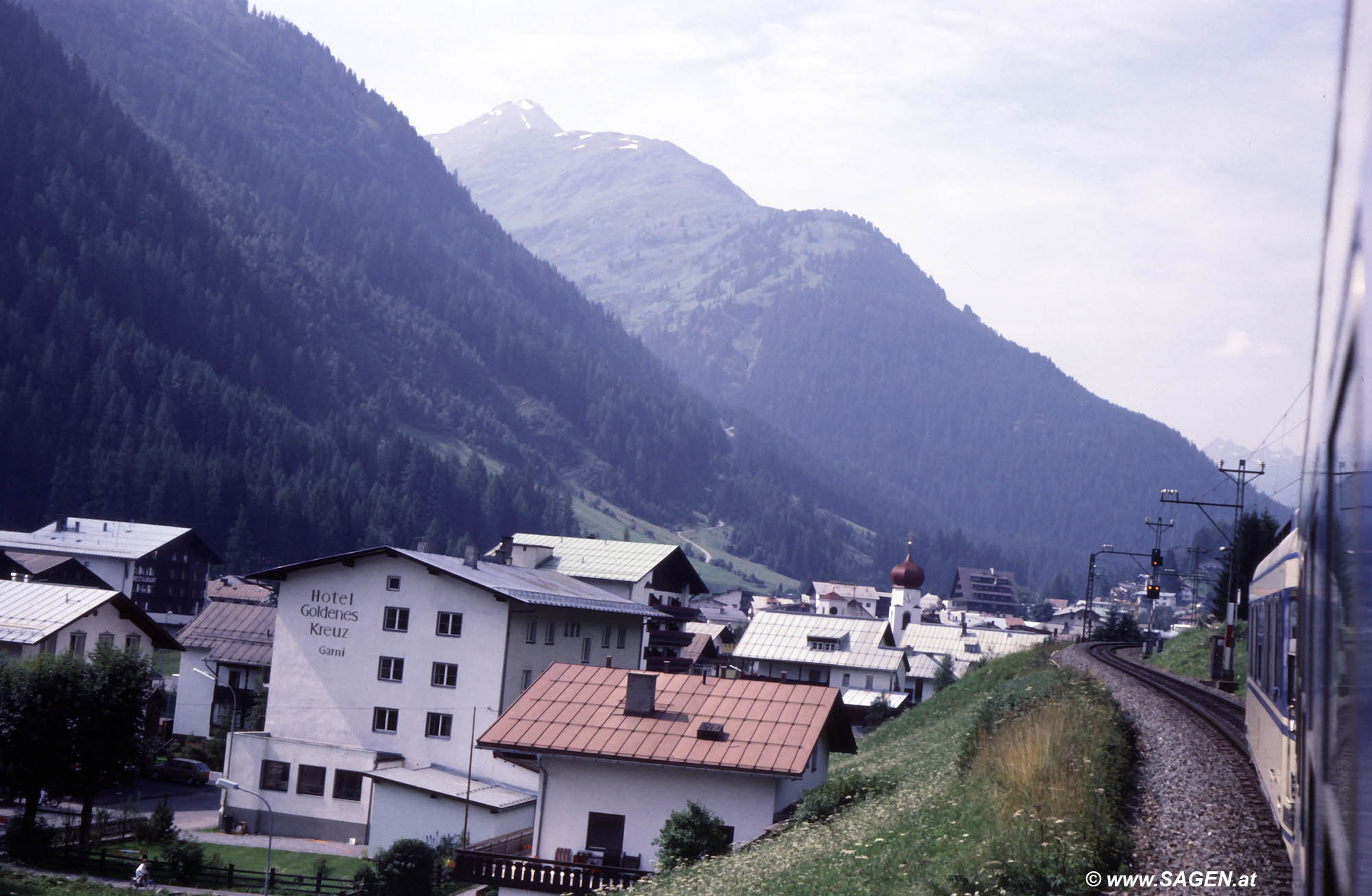Arlbergbahn vor St. Anton