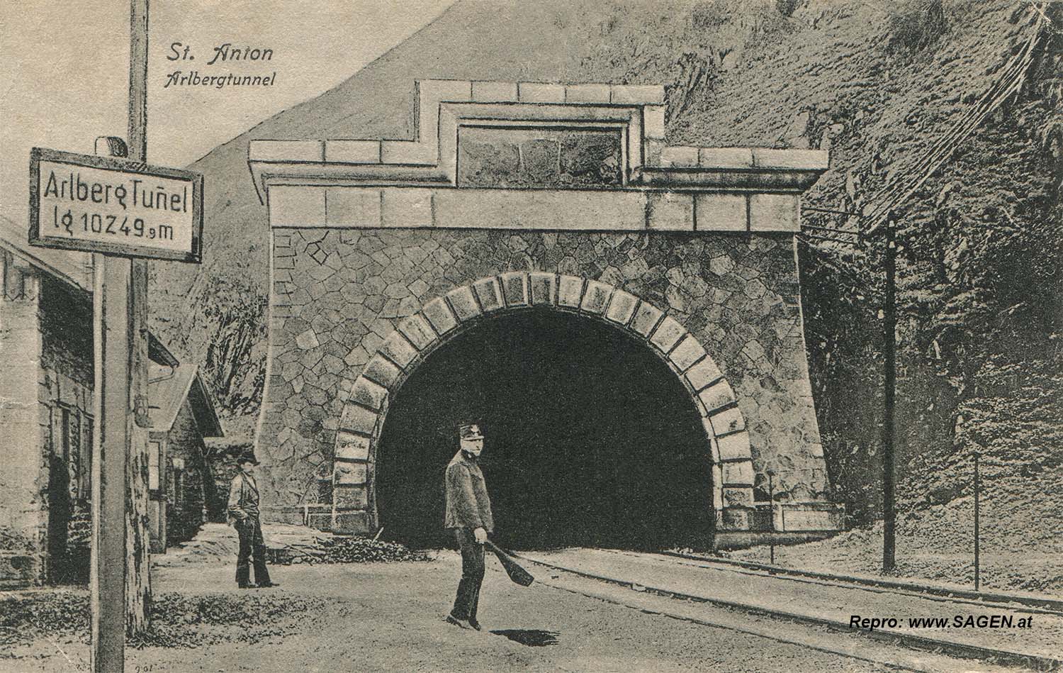 Arlbergtunnel, Ostportal St. Anton