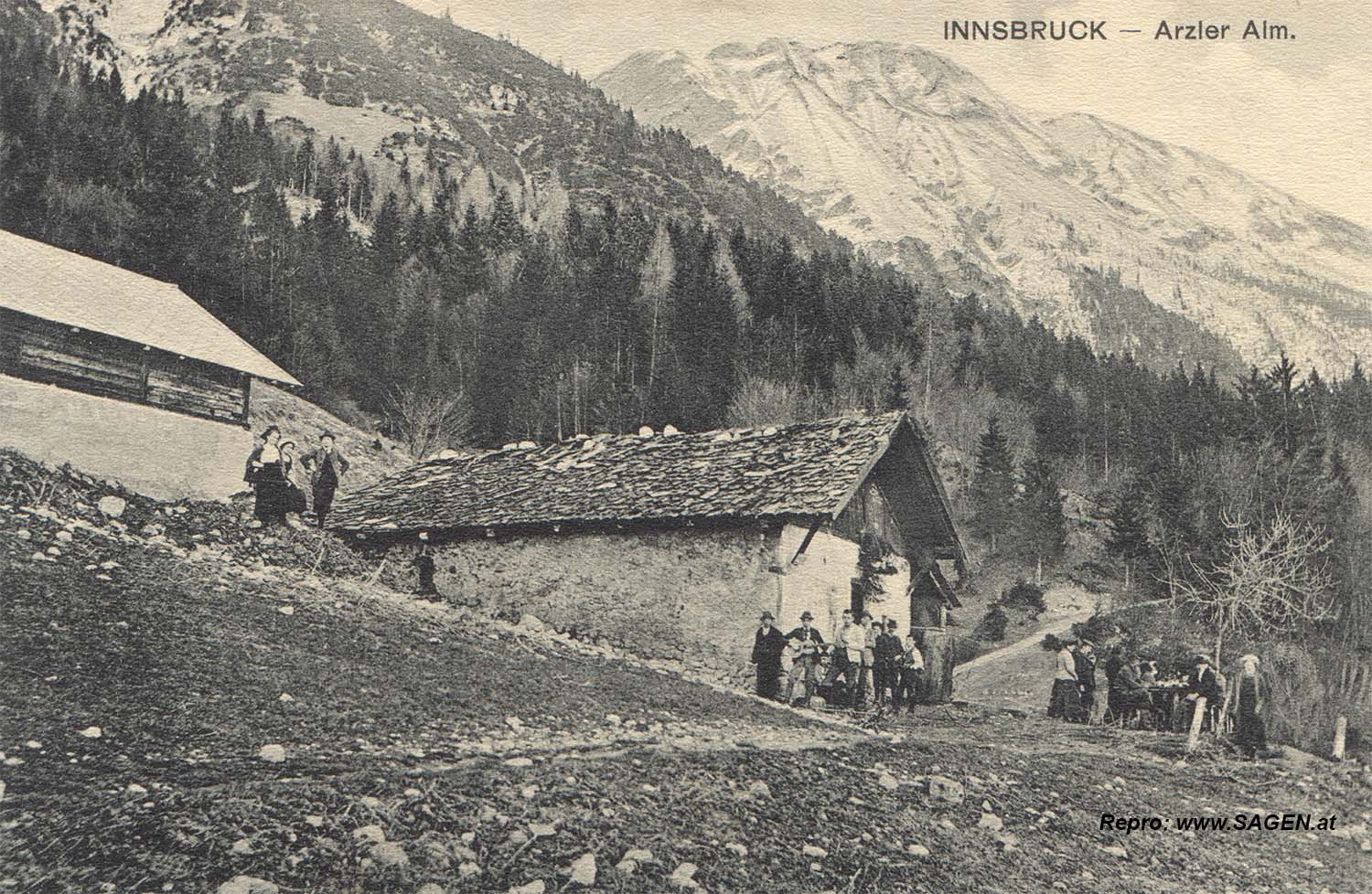 Arzler Alm um 1910