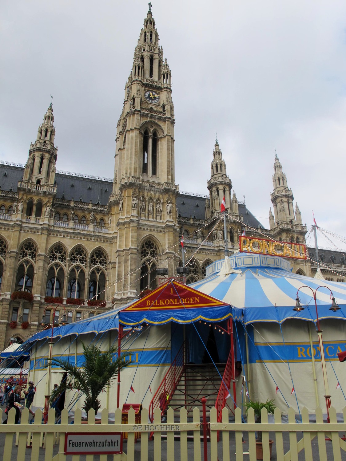 Aufgang zu den Balkonlogen Circus Roncalli