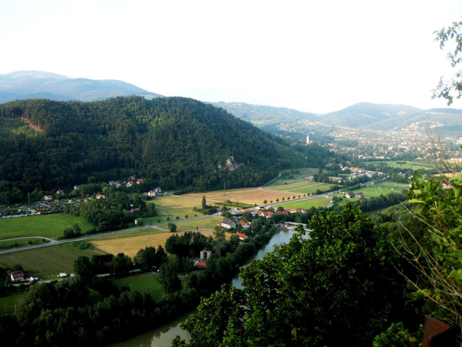 Ausblick Jungfernsprung, Graz Burgruine Gösting