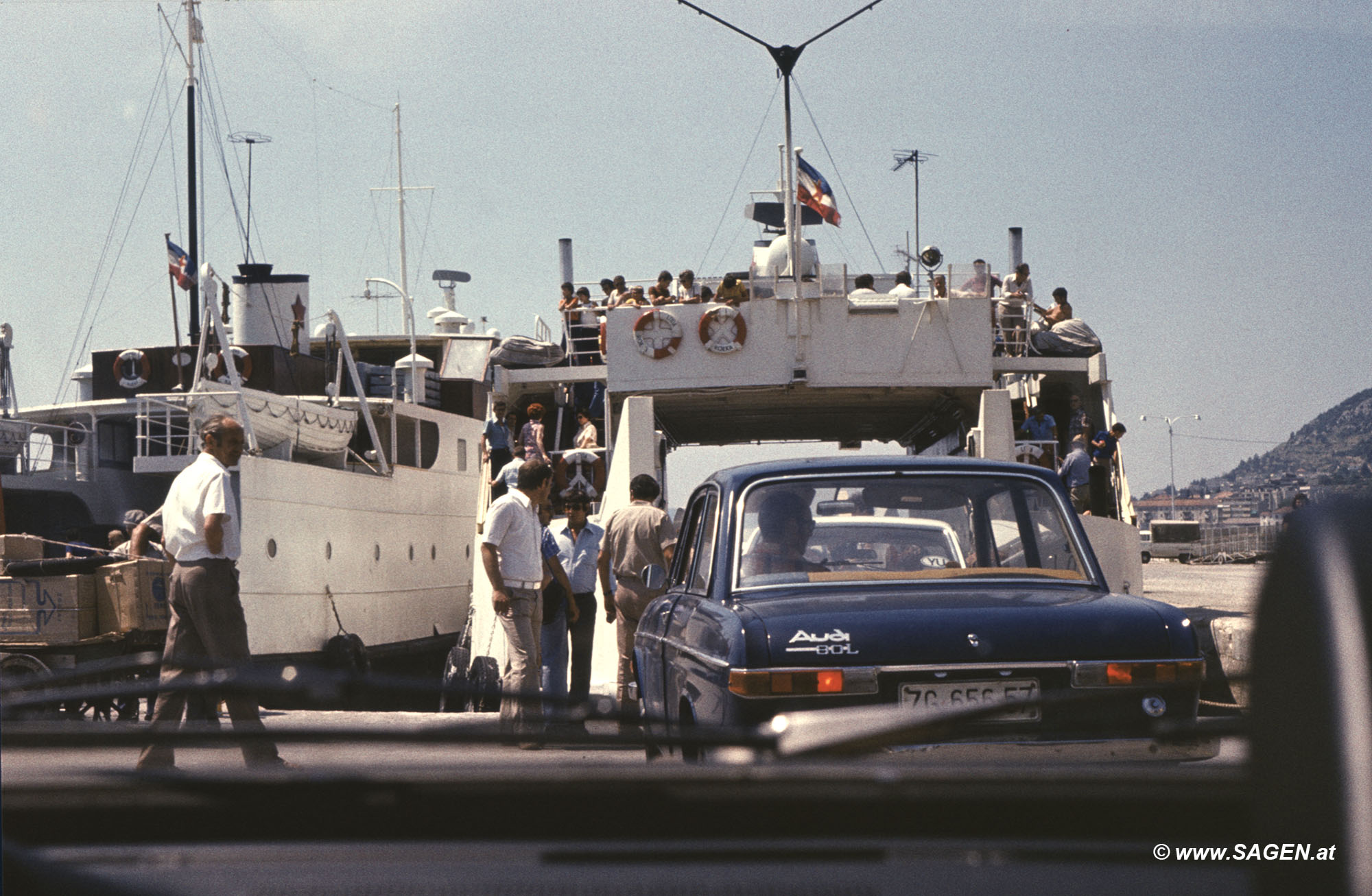 Autofähre Kroatien 1978
