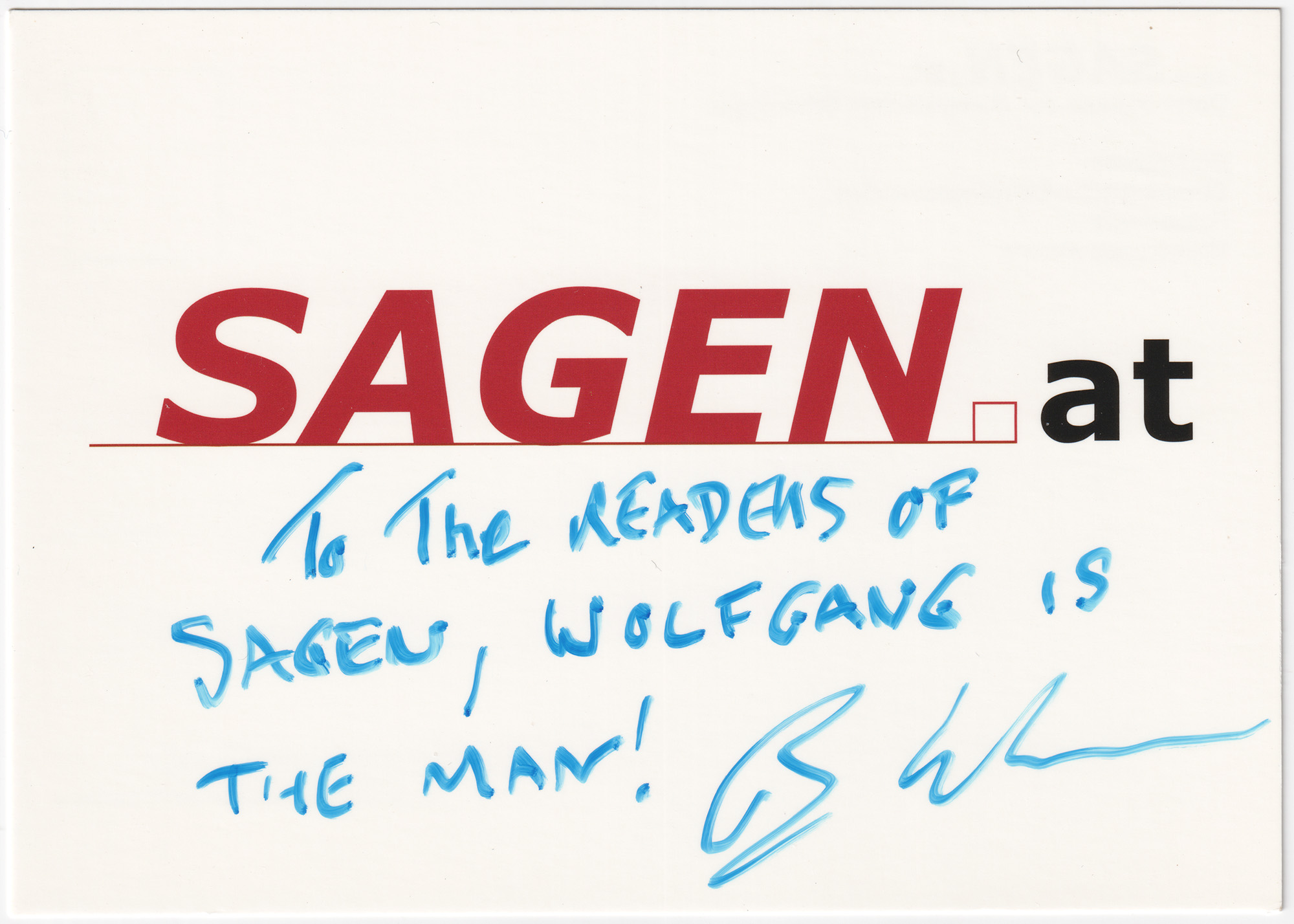 Autogramm Ben Waters
