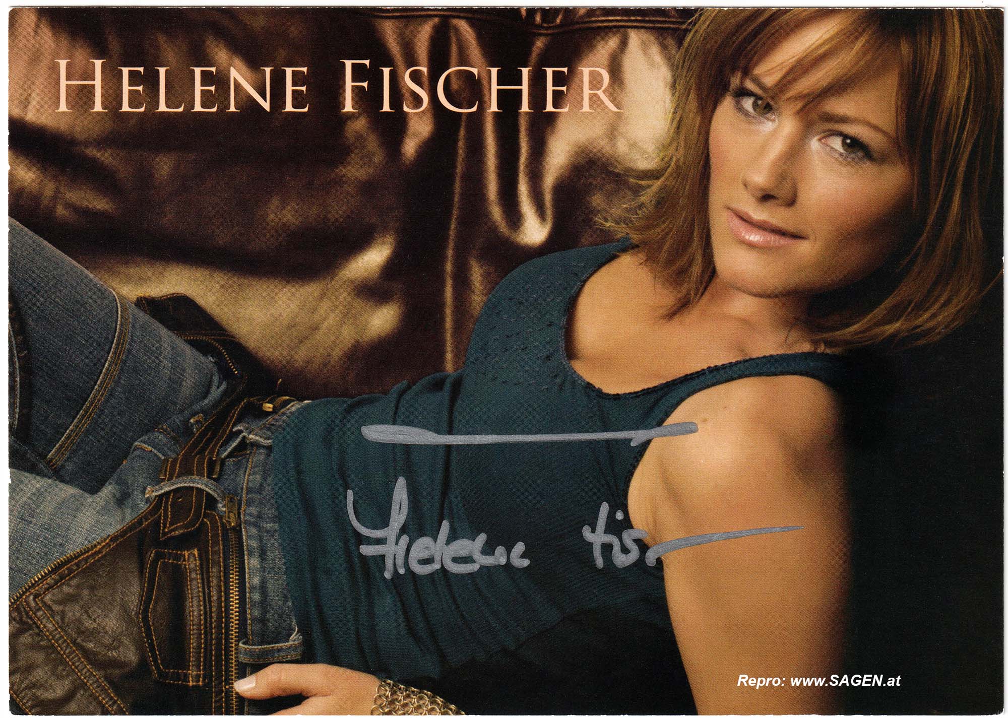 Autogrammkarte Helene Fischer 2006