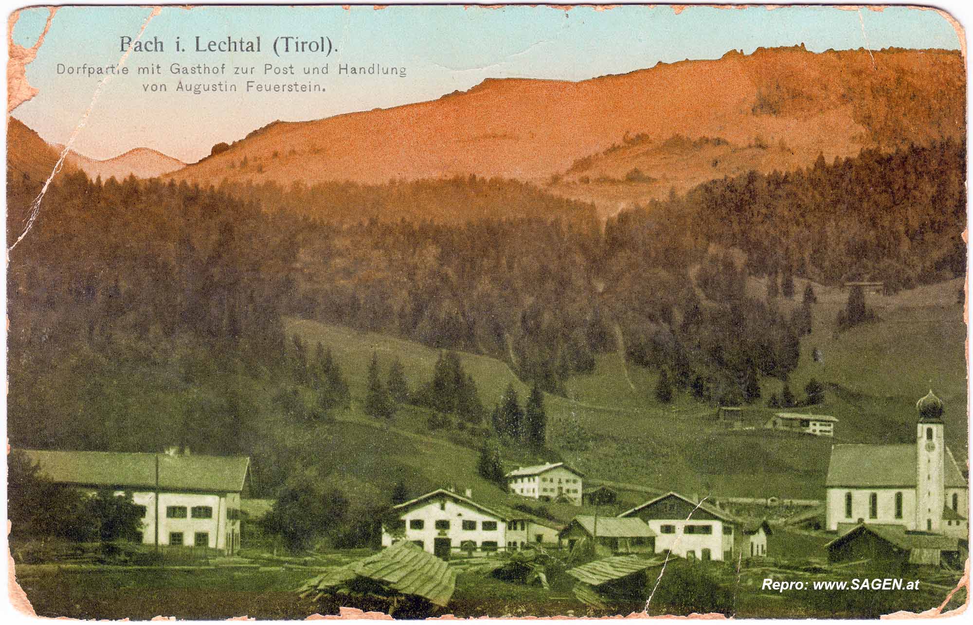 Bach im Lechtal, Tirol