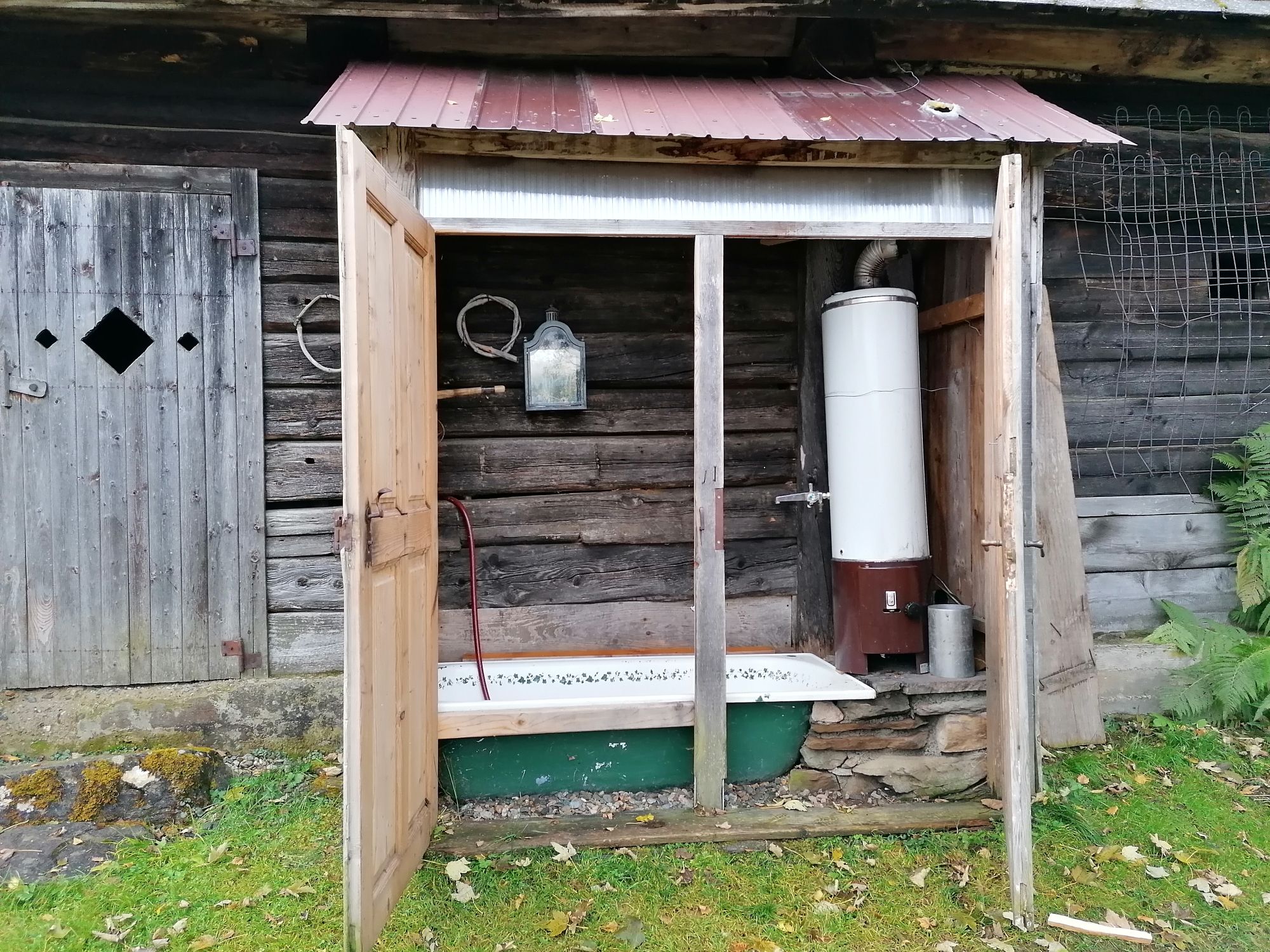 Badehäuschen bei der Grössingalm