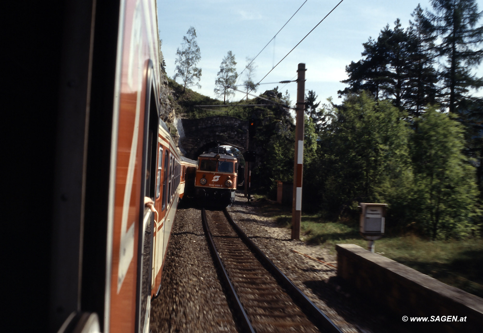 Bahnfahrt Semmering 1994