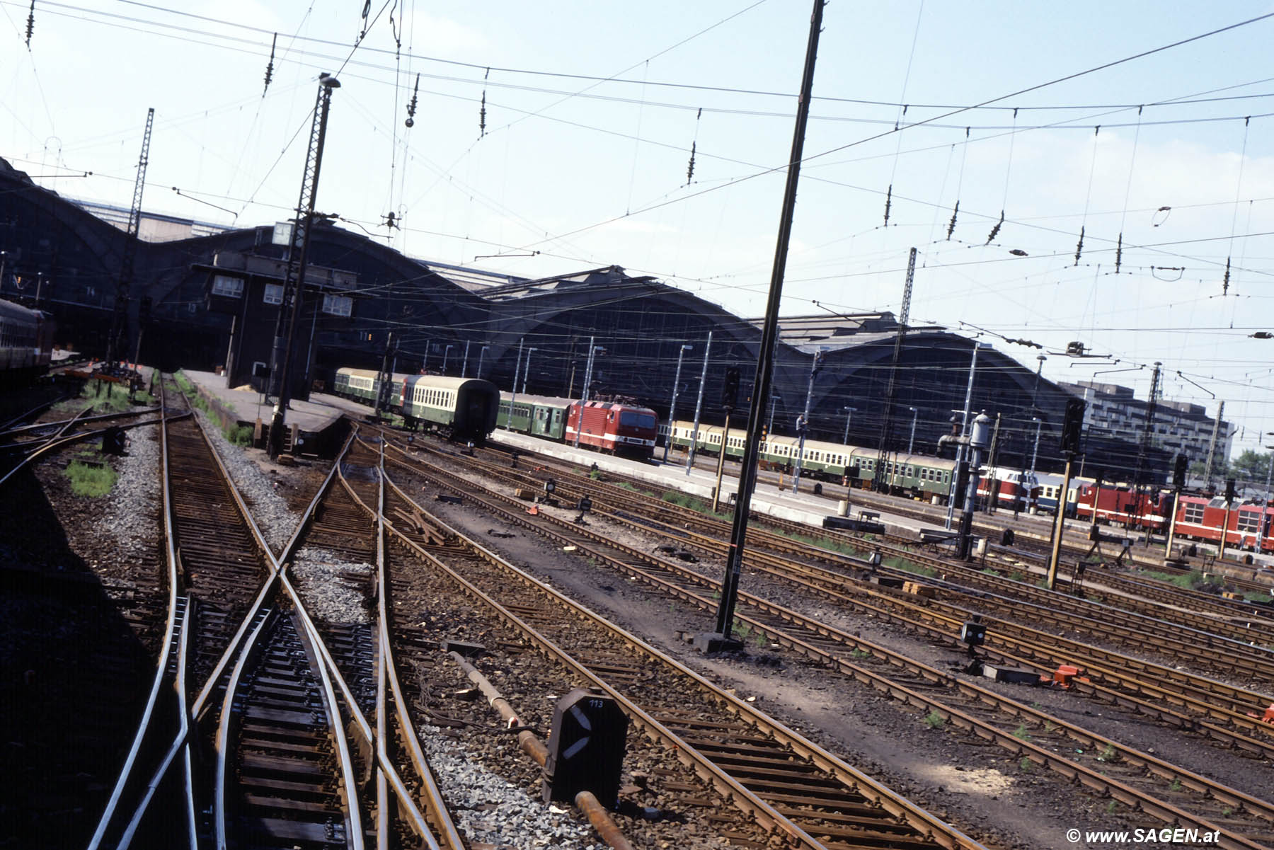 Bahnhof Leipzig der Deutschen Reichsbahn