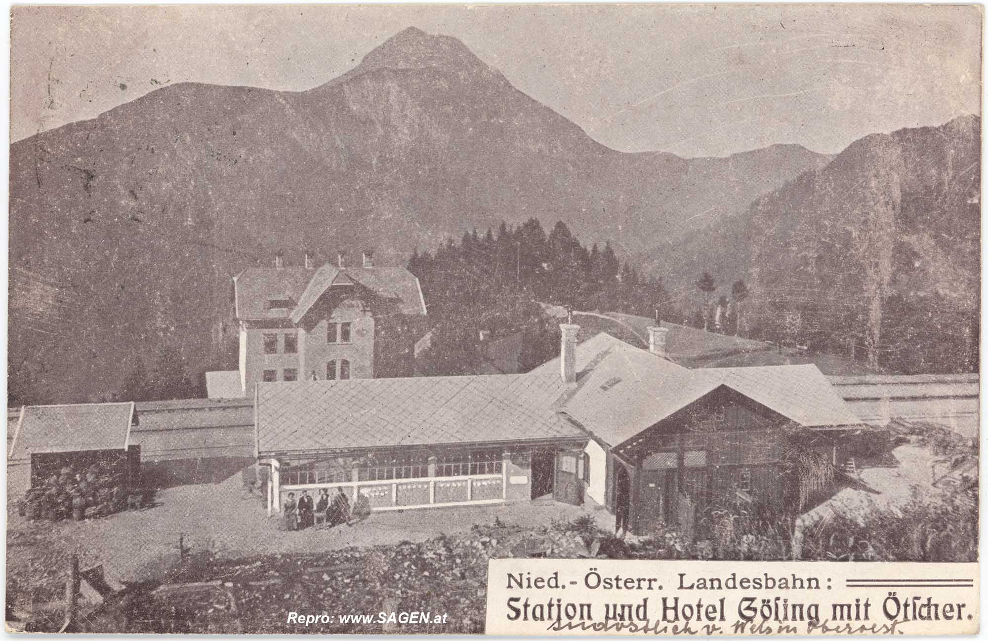 Bahnhof und Hotel Gösing an der Mariazellerbahn