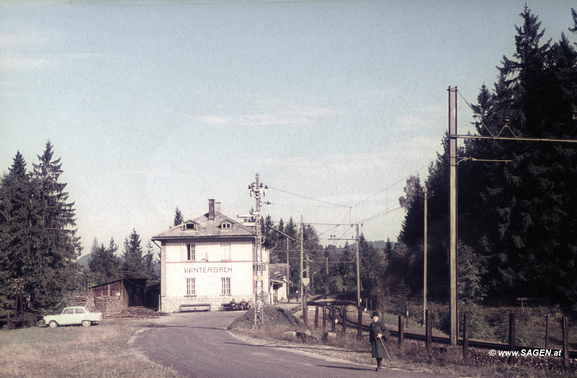 Bahnhof Winterbach 1974