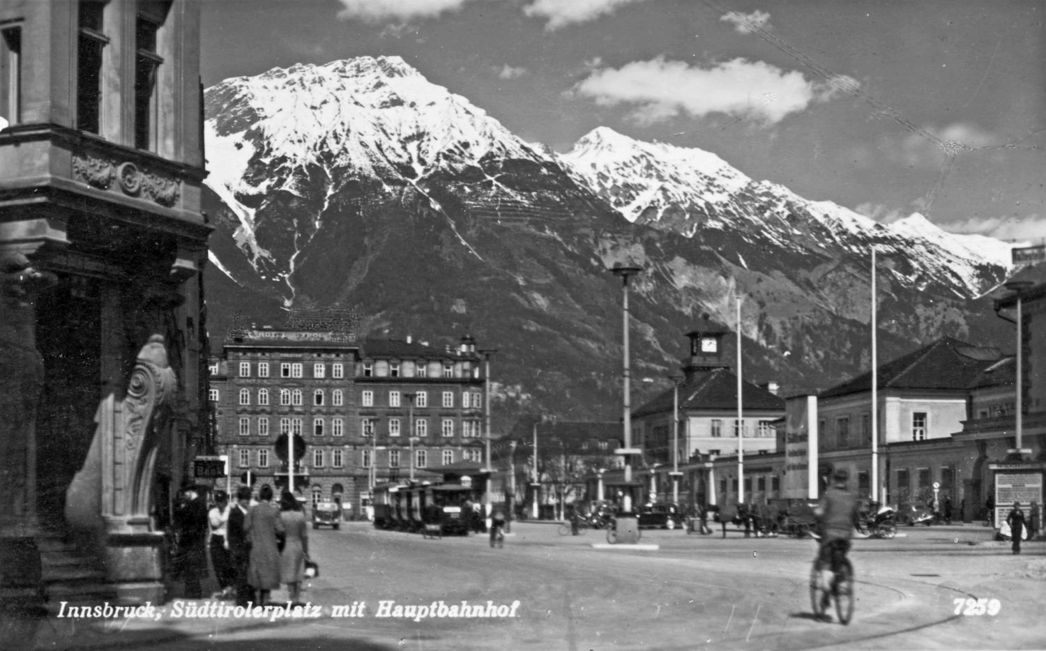 Bahnhofplatz Innsbruck 1935