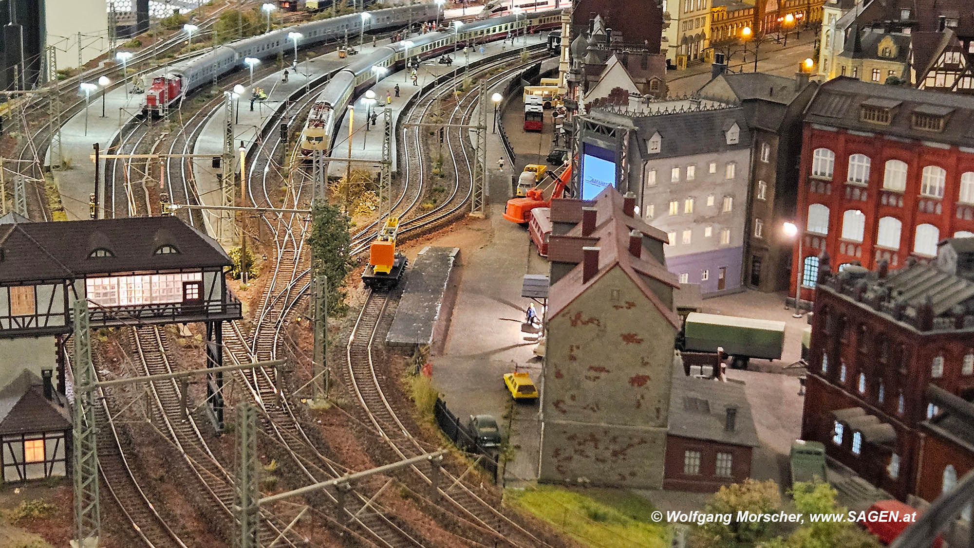 Bahnhofsanlage Detail Modelleisenbahn Museum Rabland
