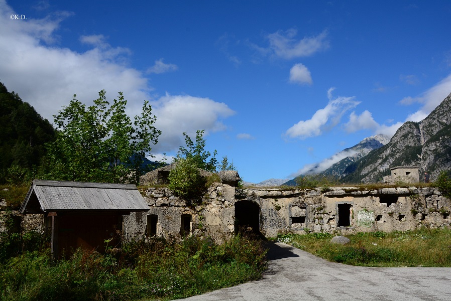 Batterie Predilsattel (Grenze Italien-Slowenien)