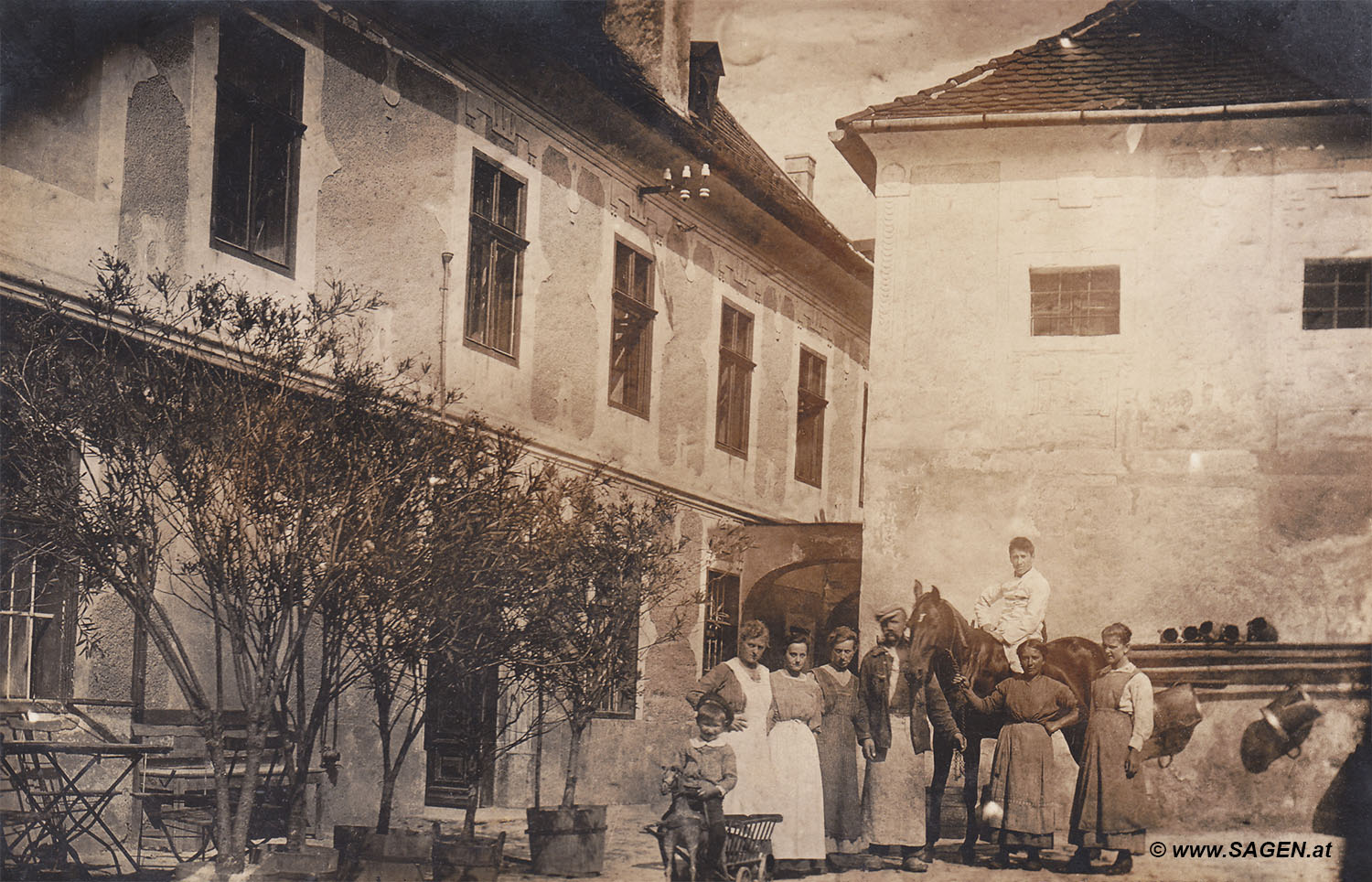 Bauernfamilie Porträt