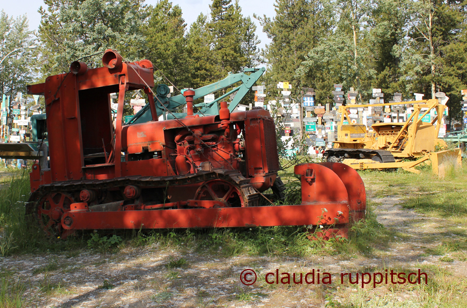 Baumaschinen Alaska Highway, Kanada