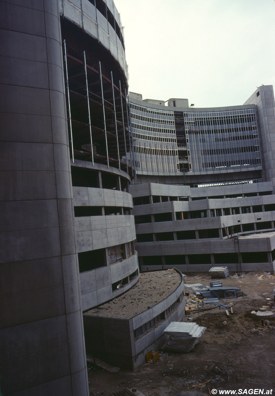 Baustelle VIC UNO-City, Wien 1970er