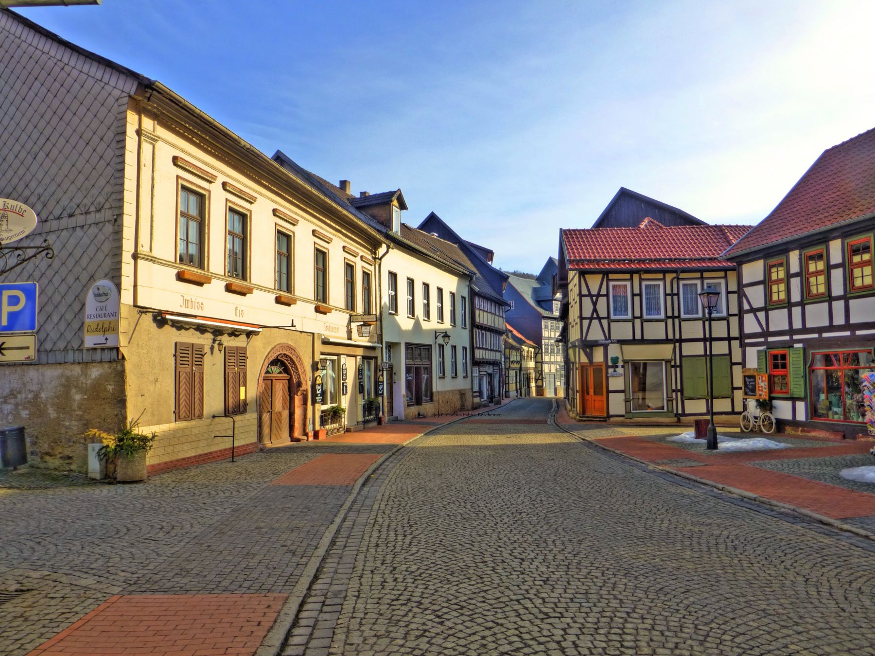 Bauten in der Niedergasse.
