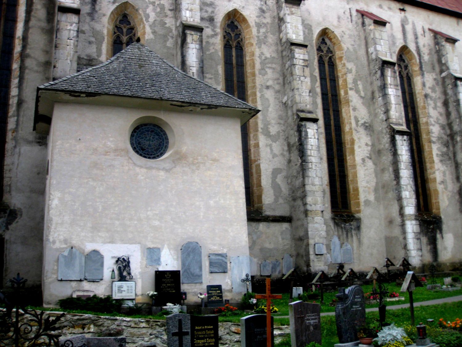 Benediktinerstift St. Lambrecht, Blick vom Friedhof