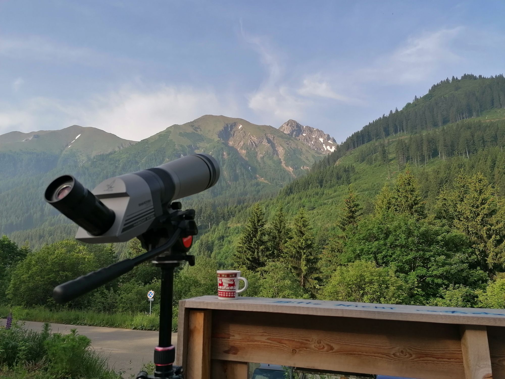 Beobachtungsposten auf der Einser-Hütte