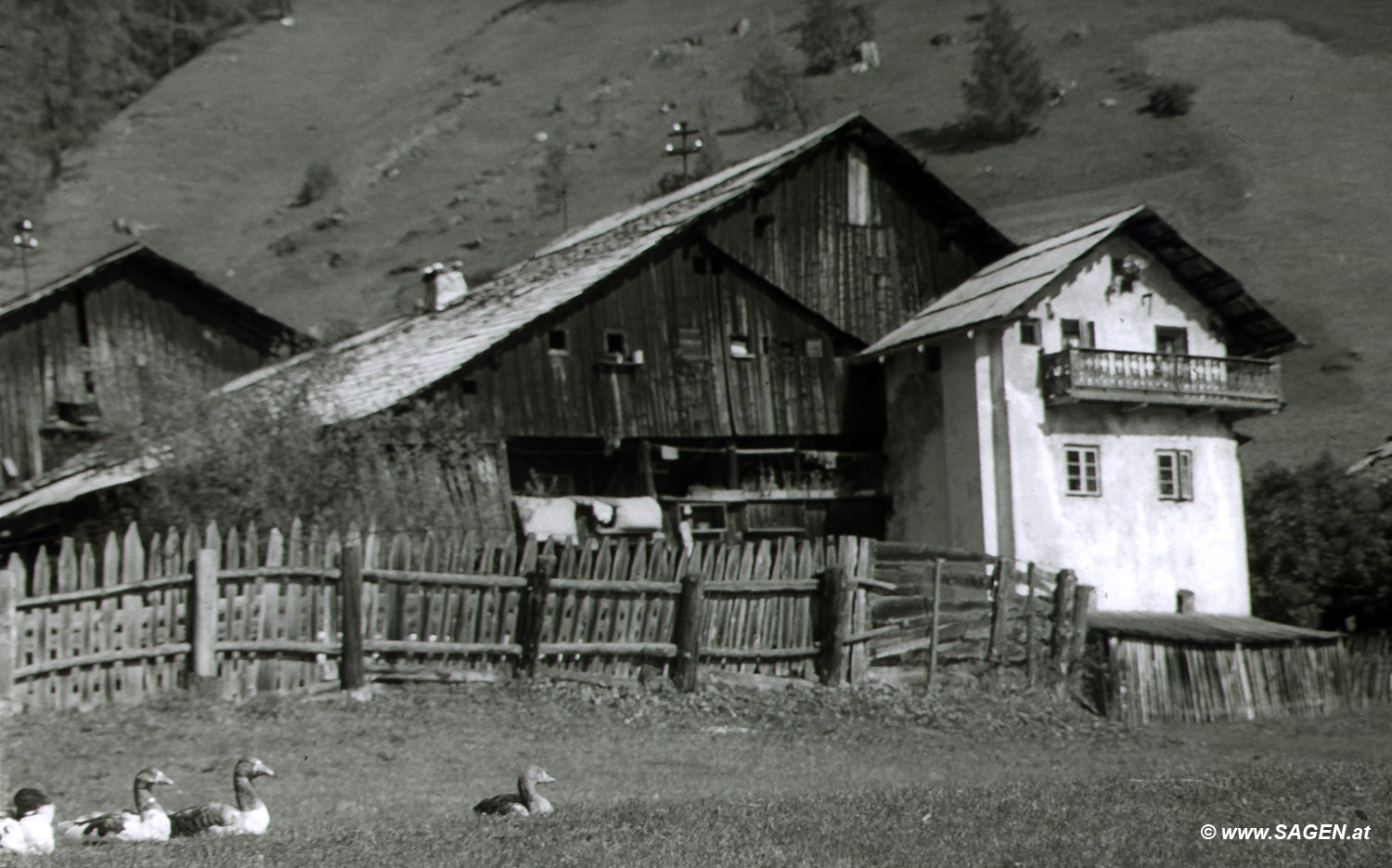 Bergbauernhof, 1940er-Jahre
