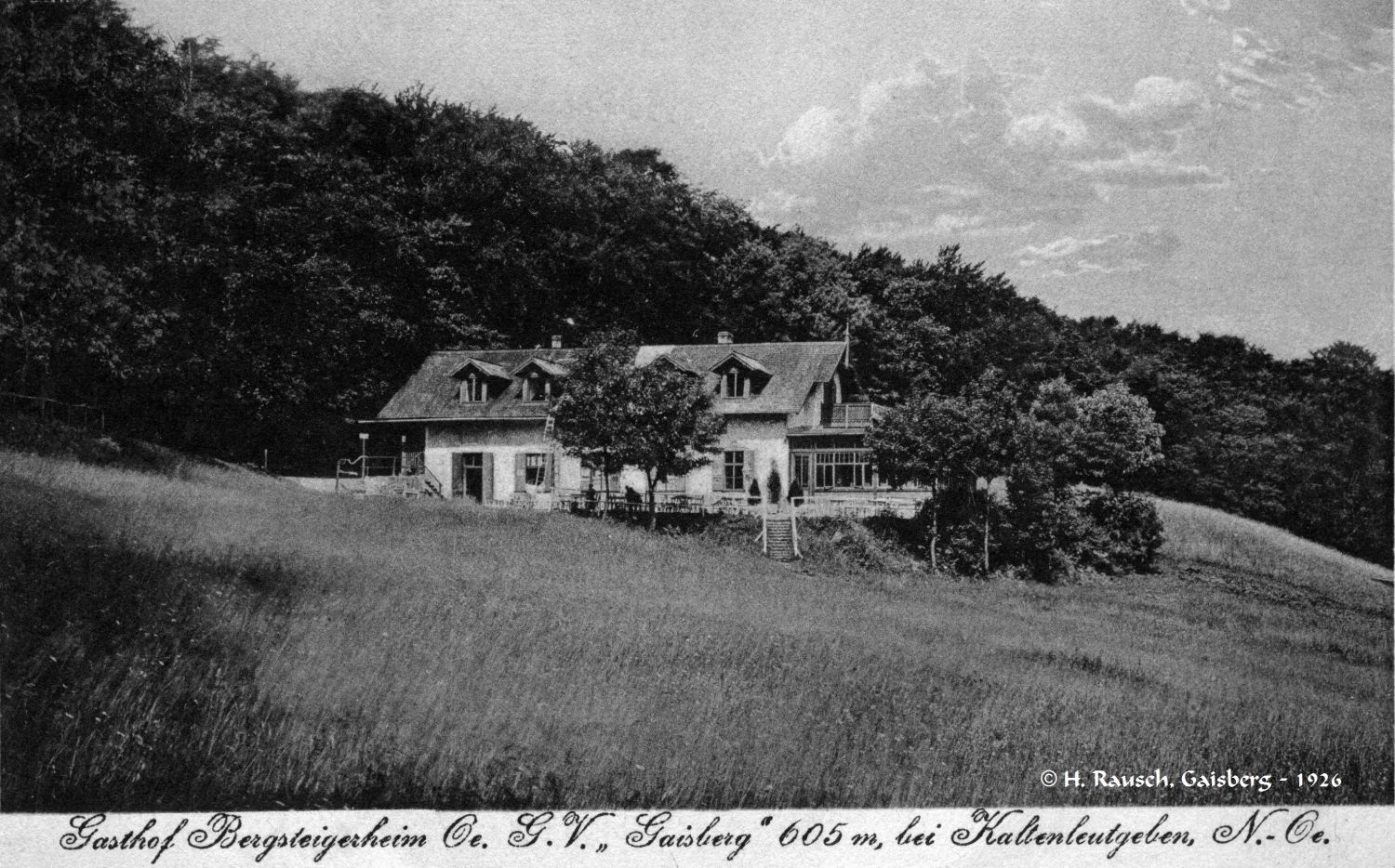 Bergsteigerheim 1927