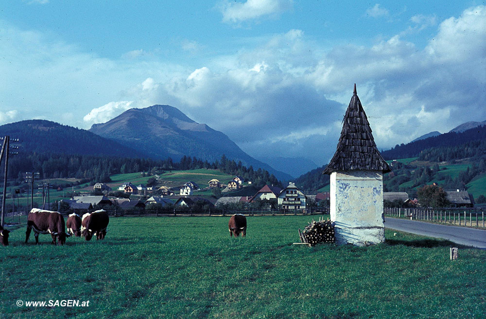 Bildstock auf der Straße von Tamsweg nach Wölting