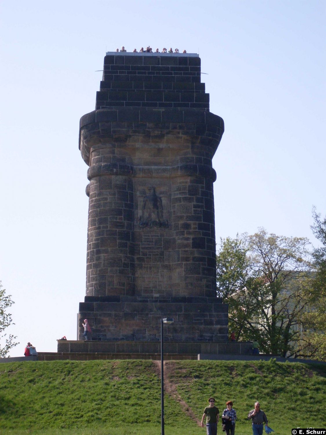 Bismarckturm Dresden - Nordseite