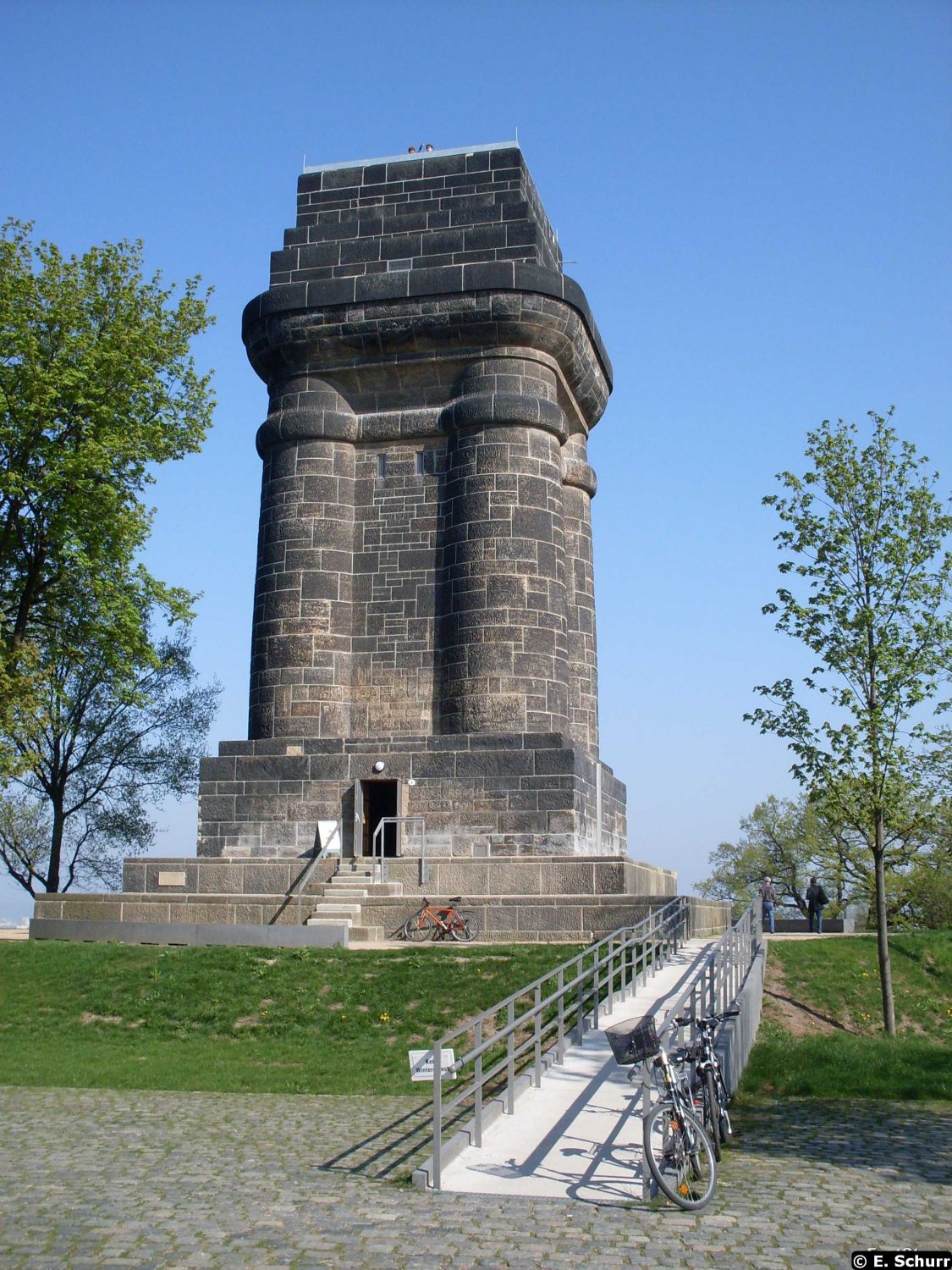 Bismarckturm Dresden - Südseite