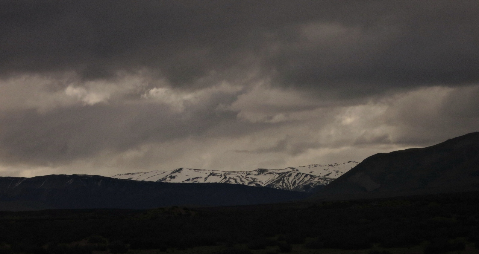 Blick auf die Cordillera del Paine