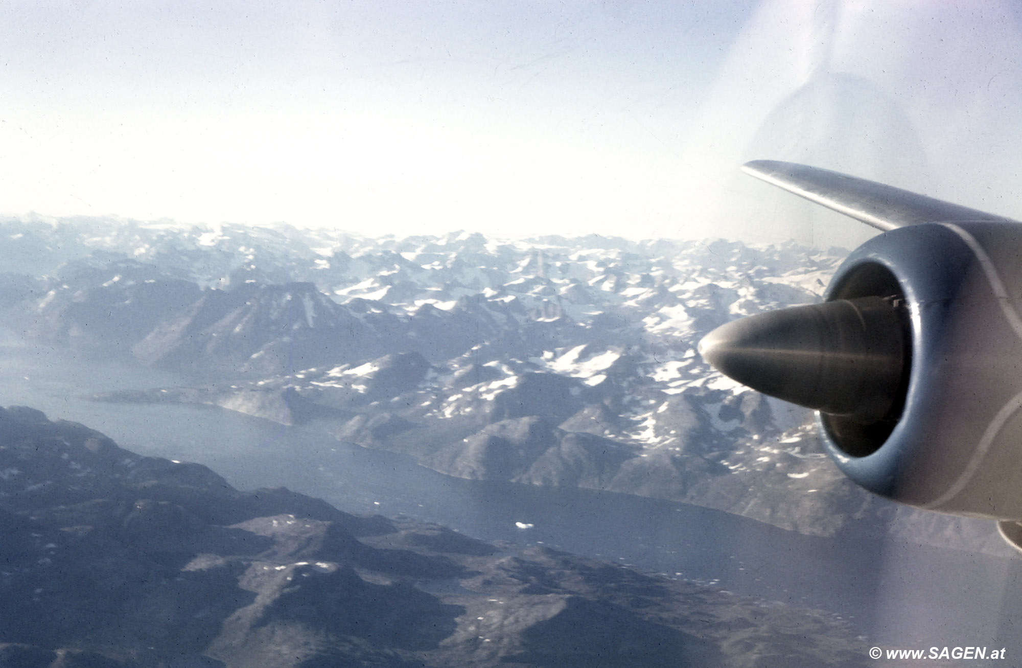 Blick aus dem Flugzeug