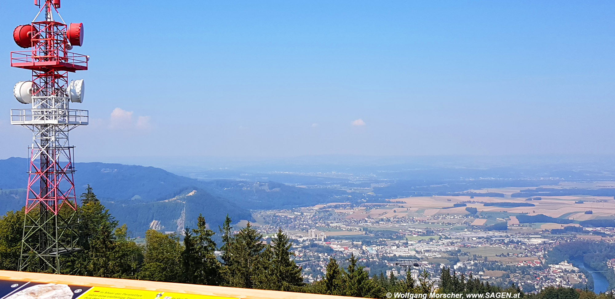 Blick vom Baumwipfelpfad Gmunden