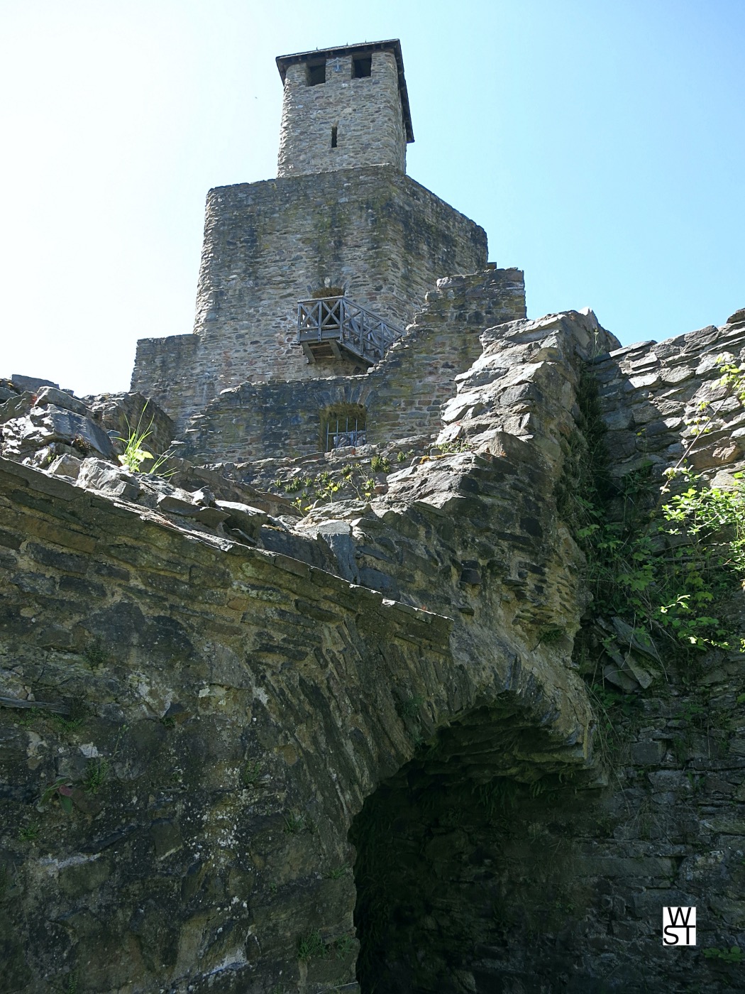 Blick vom Burgvorhof