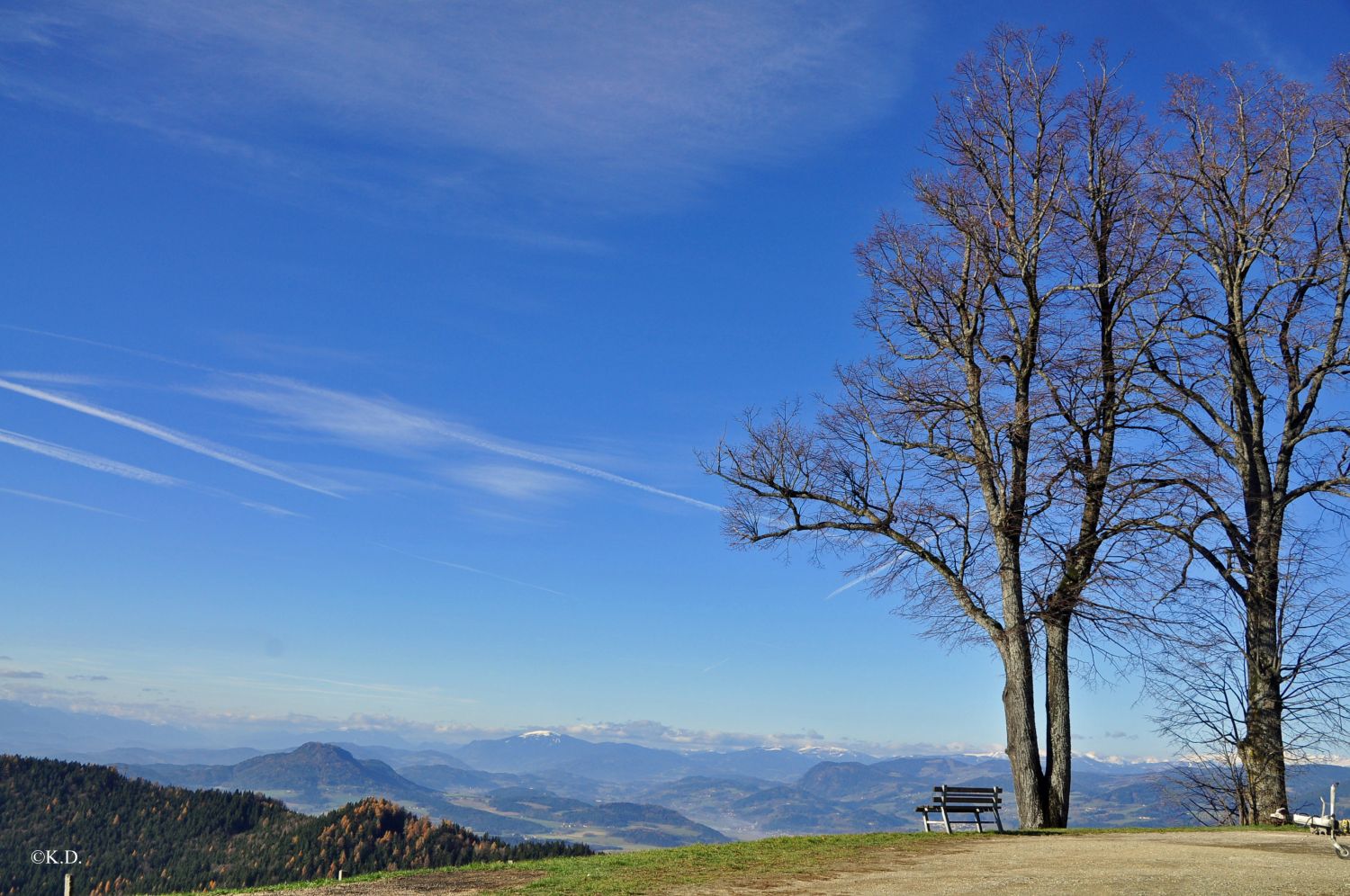 Blick vom Magdalensberg gegen Westen