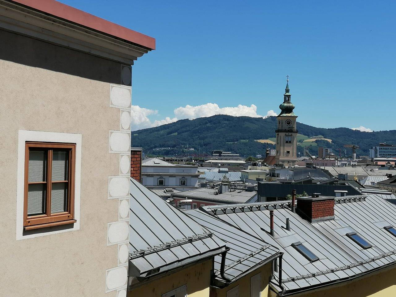 Blick vom Schlossberg in Linz
