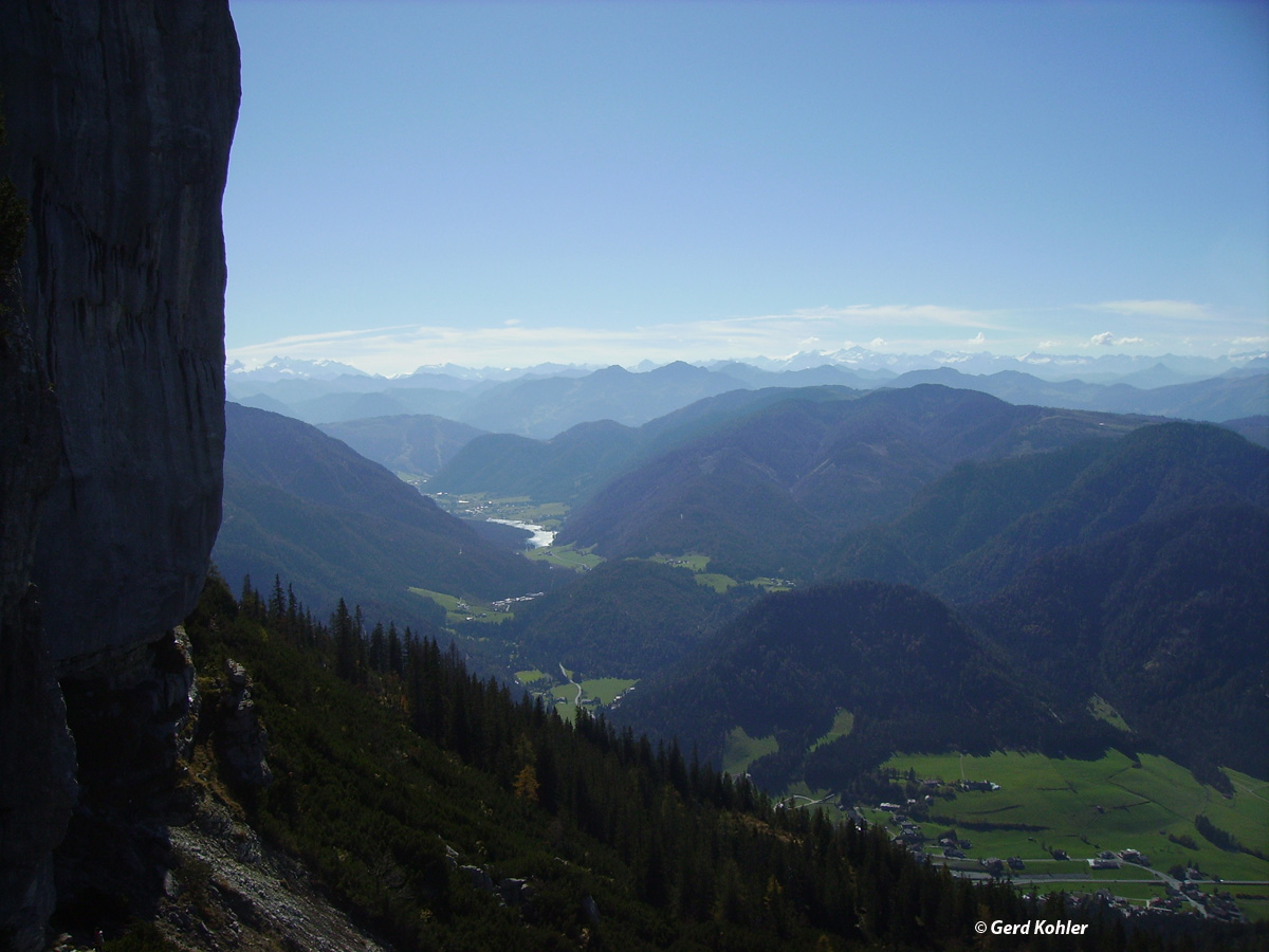 Blick von der Steinplatte